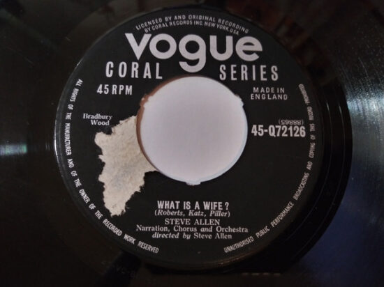 Steve Allen And His Chorus And Orchestra - Memories of You / What is a Wife?