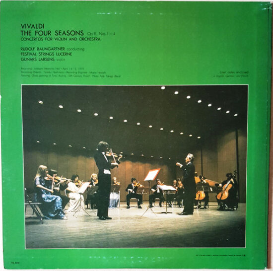 Antonio Vivaldi - The Four Seasons (Concertos For Violin And Orchestra, Op.8, Nos. 1-4)