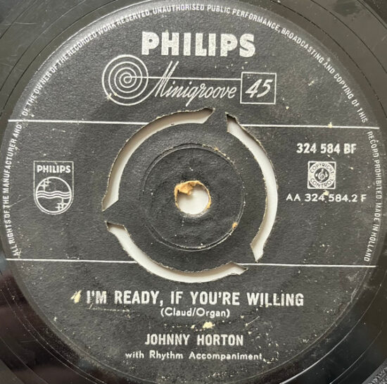 Johnny Horton - Honky-Tonk Man / I'm Ready If You're Willing