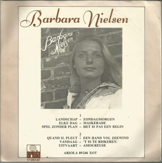 Barbara Nielsen - In Het Stamcafeetje / Vurige Vlam