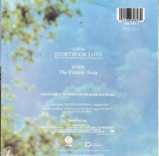 Mark Knopfler - Storybook Love (Theme From The Princess Bride)