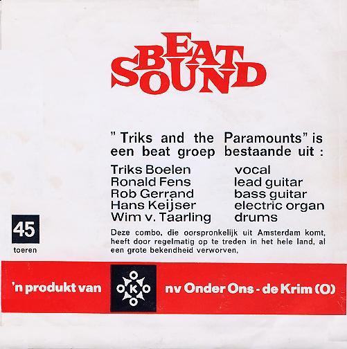 Triks And The Paramounts - Beat Sound