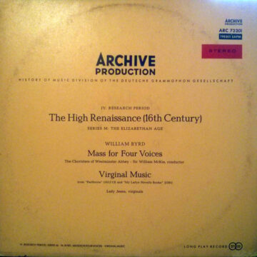William Byrd - Mass For Four Voices / Virginal Music