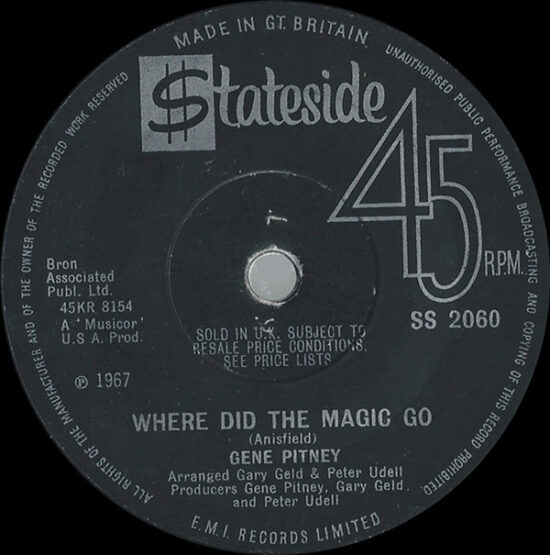 Gene Pitney - Something's Gotten Hold Of My Heart