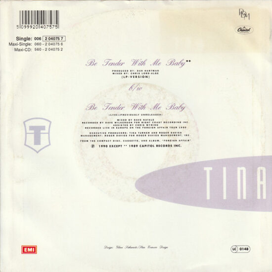 Tina Turner - Be Tender With Me Baby