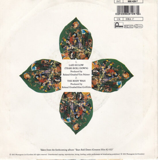 Tears For Fears - Laid So Low (Tears Roll Down)