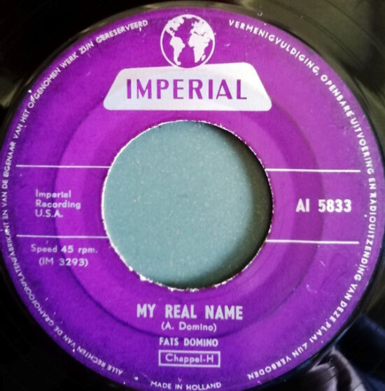 Fats Domino - My Real Name / My Heart Is Bleeding