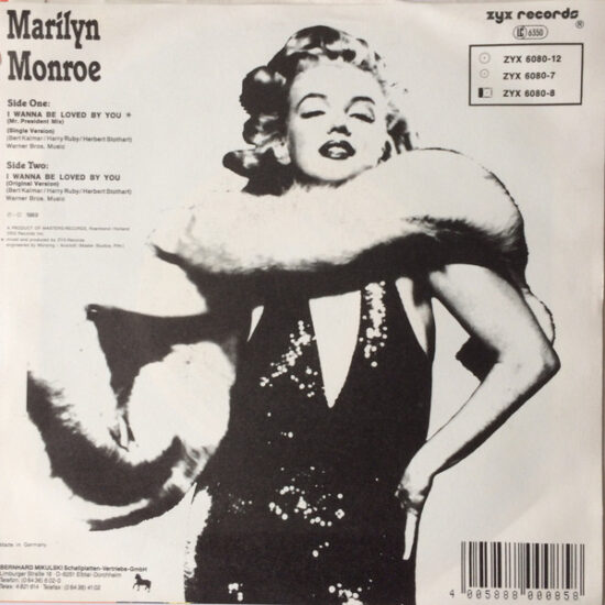 Marilyn Monroe - I Wanna Be Loved By You