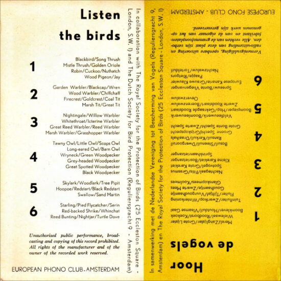 Hans A. Traber - Listen The Birds 2 = Hoor De Vogels 2