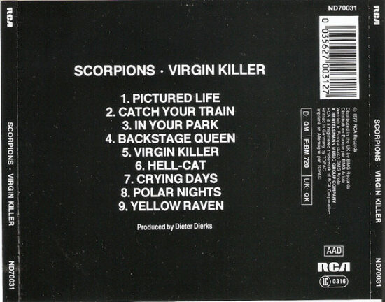 Scorpions - Virgin Killer