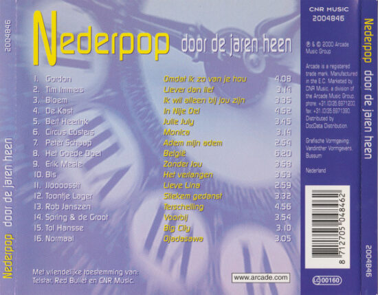 Various - Nederpop Door De Jaren Heen