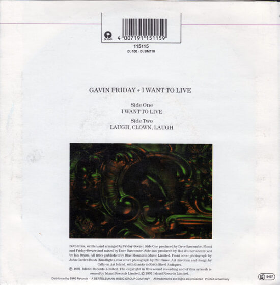 Gavin Friday - I Want To Live