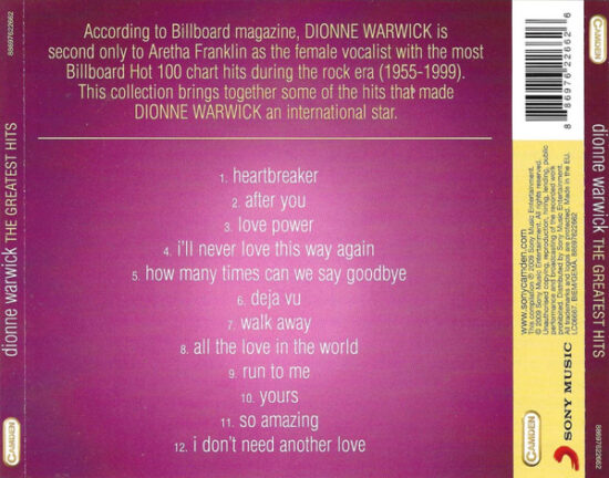 Dionne Warwick - The Greatest Hits