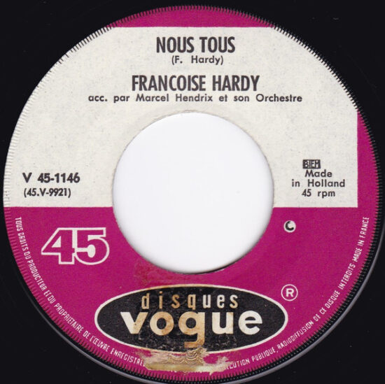 Françoise Hardy - Nous Tous