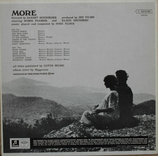 Pink Floyd - Soundtrack From The Film "More"
