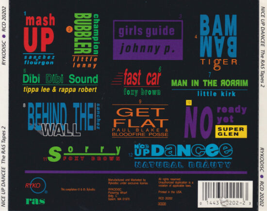 Various - Nice Up Dancee: The RAS Tapes 2