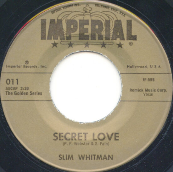 Slim Whitman - Secret Love / Rose Marie