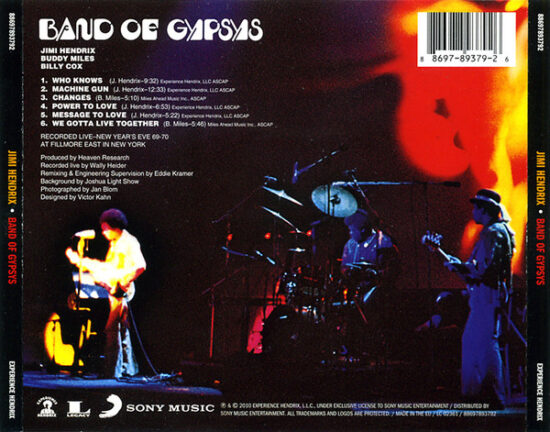 Jimi Hendrix - Band Of Gypsys