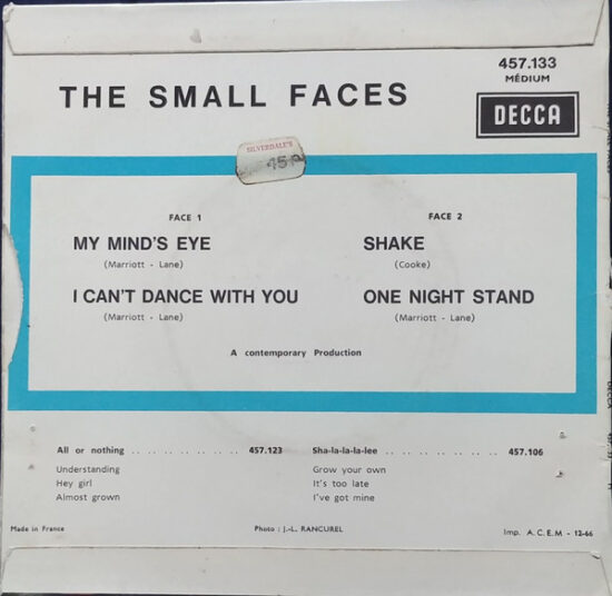 Small Faces - My Minds Eye