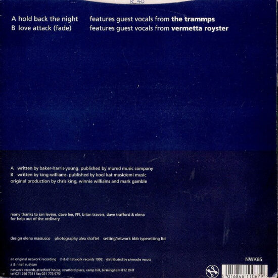 K.W.S. - Hold Back The Night