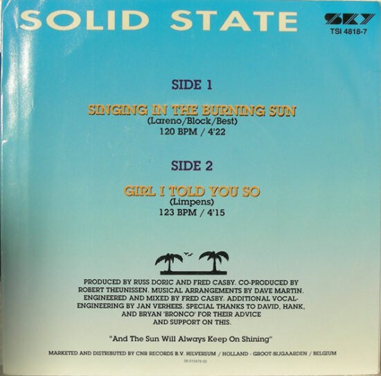Solid State (11) - Singing In The Burning Sun