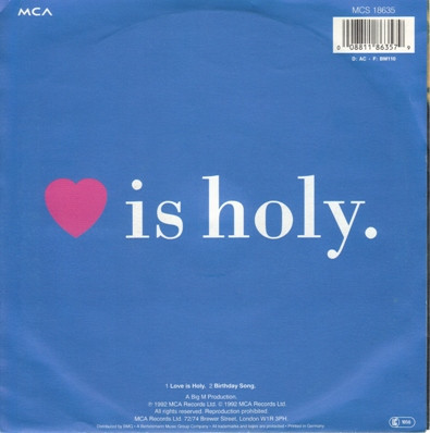 Kim Wilde - Love Is Holy