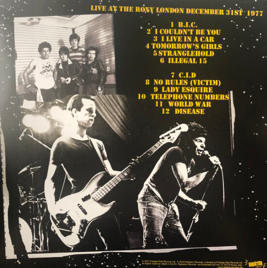 UK Subs - Live At The Roxy 1977
