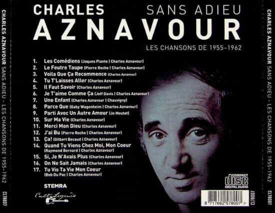 Charles Aznavour - Sans Adieu - Les Chansons 1955-1962