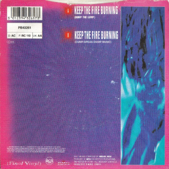 Michael Rose - Keep The Fire Burning (Dump The Lump)