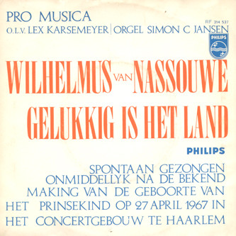 Pro Musica Bussum - Wilhelmus van Nassouwe