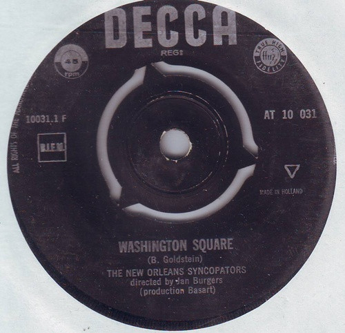 The New Orleans Syncopators - Washington Square / Wine & Whiskey