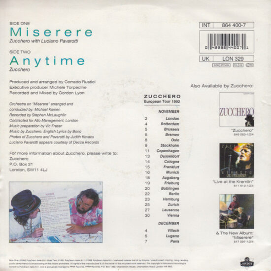 Zucchero - Miserere