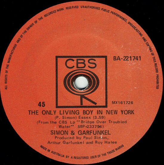 Simon & Garfunkel - Cecilia / The Only Living Boy In New York