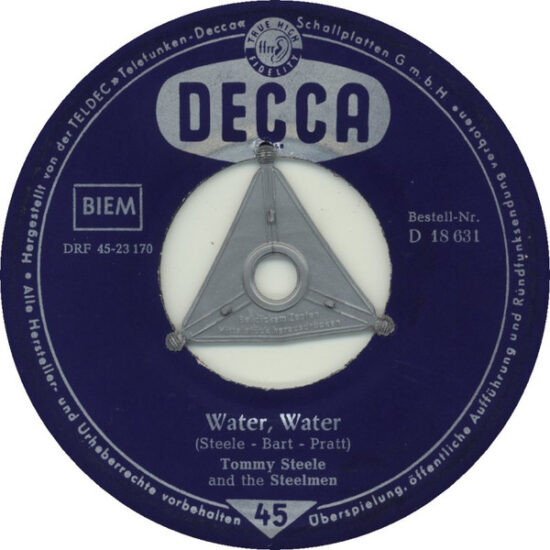Tommy Steele And The Steelmen - Water, Water