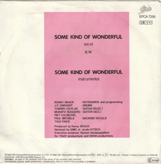 Mike Anthony - Some Kind Of Wonderful
