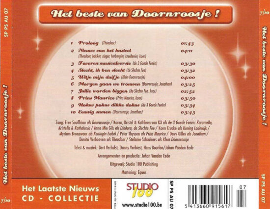 Various - Studio 100 Cd-Collectie - Het Beste Van Doornroosje !