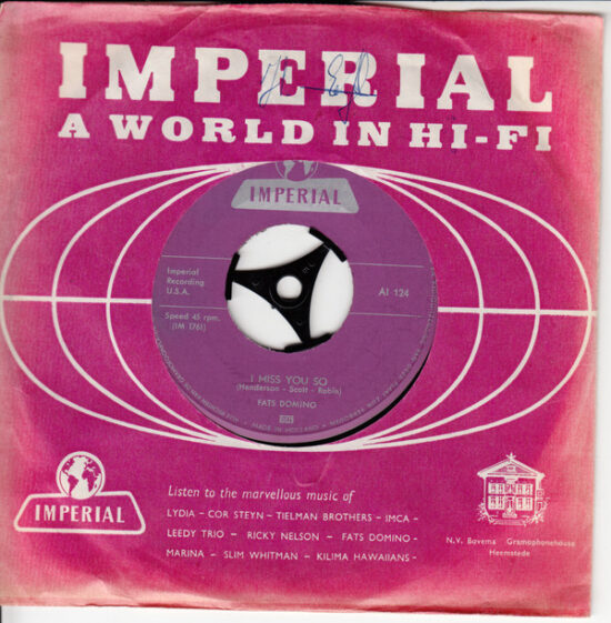 Fats Domino - I Miss You So