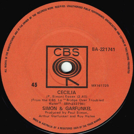 Simon & Garfunkel - Cecilia / The Only Living Boy In New York