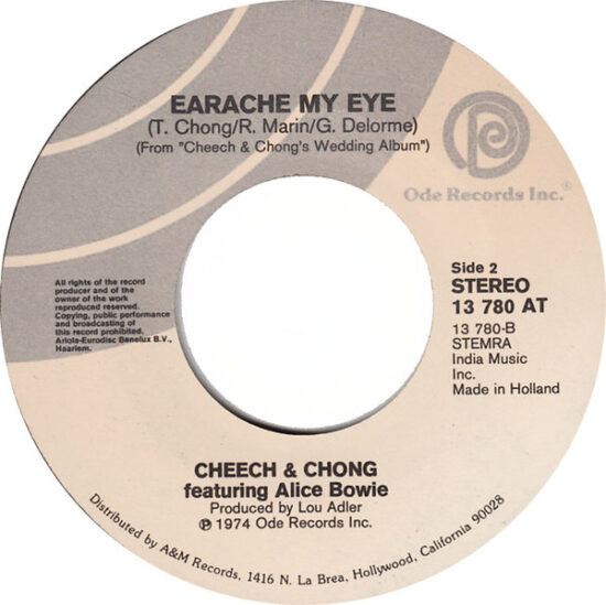 Cheech & Chong - Black Lassie / Earache My Eye