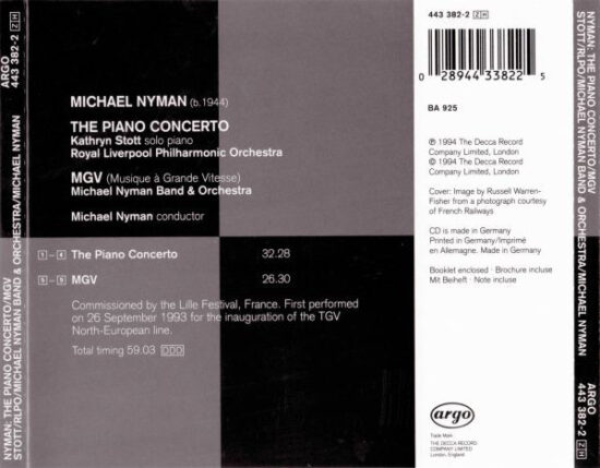 Michael Nyman - The Piano Concerto / MGV