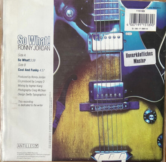 Ronny Jordan - So What!