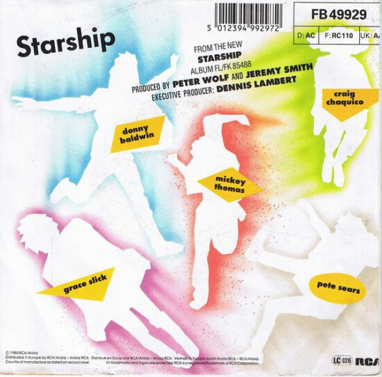 Starship (2) - We Built This City