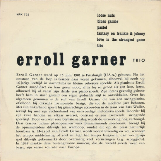 Erroll Garner Trio - Erroll Garner