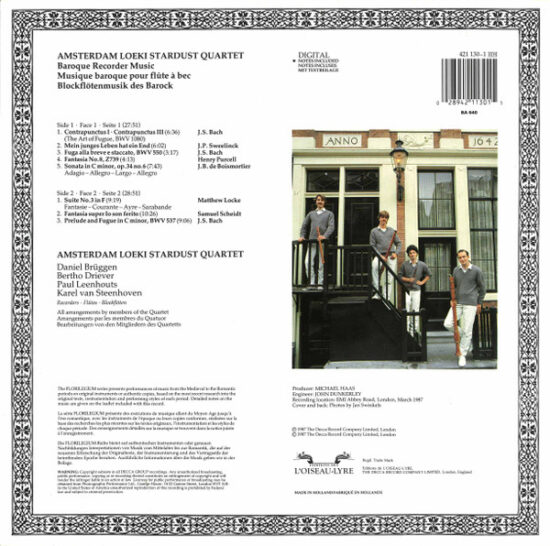 Amsterdam Loeki Stardust Quartet - Baroque Recorder Music