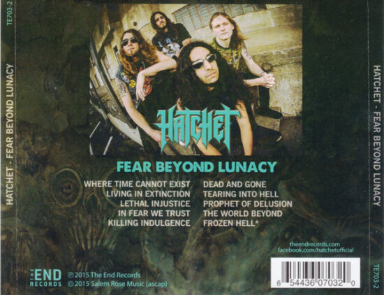 Hatchet (3) - Fear Beyond Lunacy
