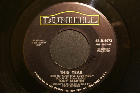 Tony Martin (3) - Theme From "The Sand Pebbles" (And We Were Lovers)