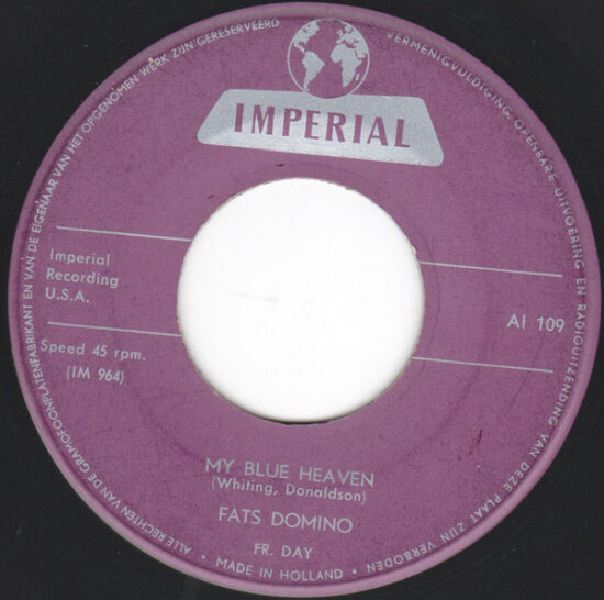 Fats Domino - My Blue Heaven / Little Mary