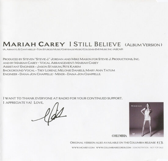 Mariah Carey - I Still Believe