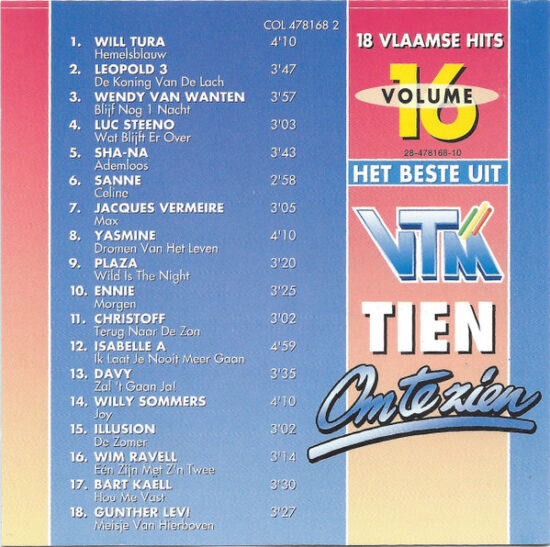 Various - Het Beste Uit Tien Om Te Zien Volume 16