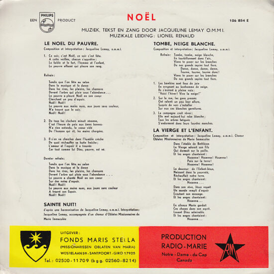 Jacqueline Lemay - Noël 1